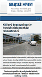 Mobile Screenshot of krajskenoviny.cz